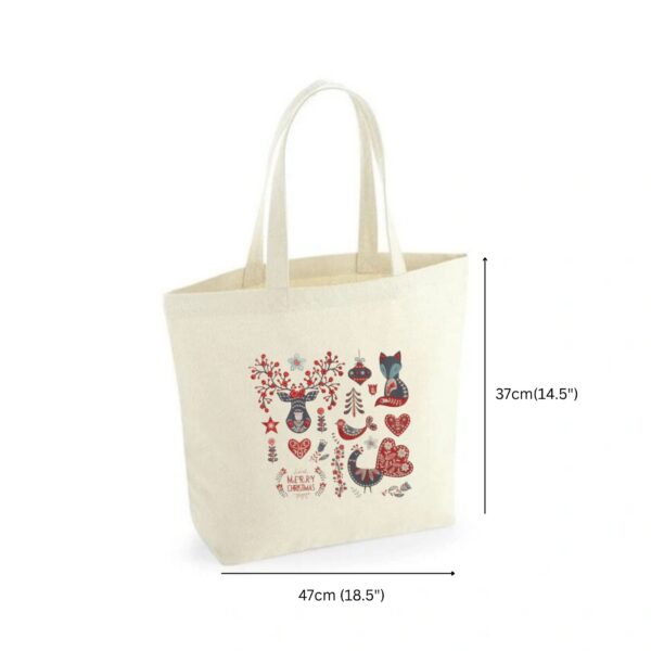 merry christmas tote bag