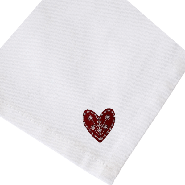 scandinavian embroidered cotton napkin premium 100% cotton scandinavian embroidered cotton napkin premium 100% cotton