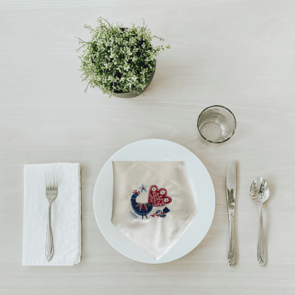 scandinavian embroidered cotton napkin premium 100% cotton scandinavian embroidered cotton napkin premium 100% cotton