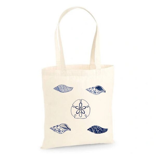 cotton tote bag stylish shell design for everyday use