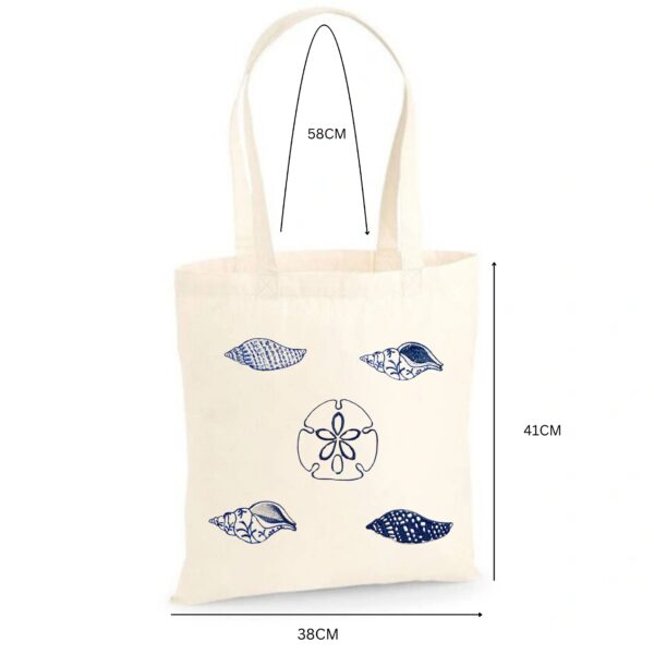 cotton tote bag stylish shell design for everyday use