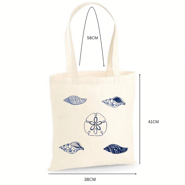 sonnet cotton tote bag stylish shell design for everyday use sonnet cotton tote bag stylish shell design for everyday use