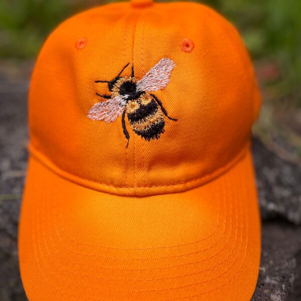 bee embroidery cap stylish hat for a buzzworthy look
