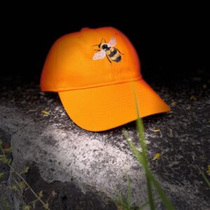 bee embroidery cap stylish hat for a buzzworthy look