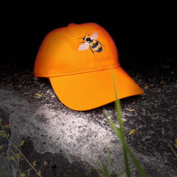 bee embroidery cap stylish hat for a buzzworthy look