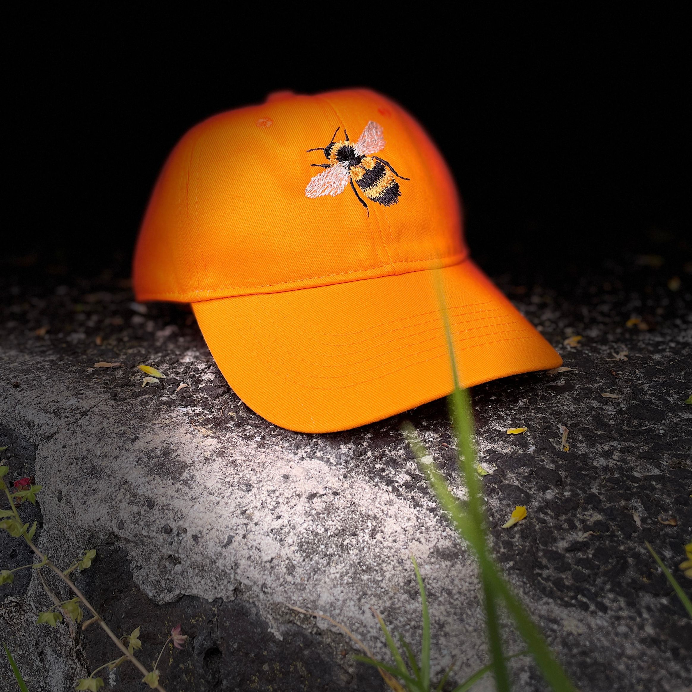 Home bee embroidery cap stylish hat for a buzzworthy look