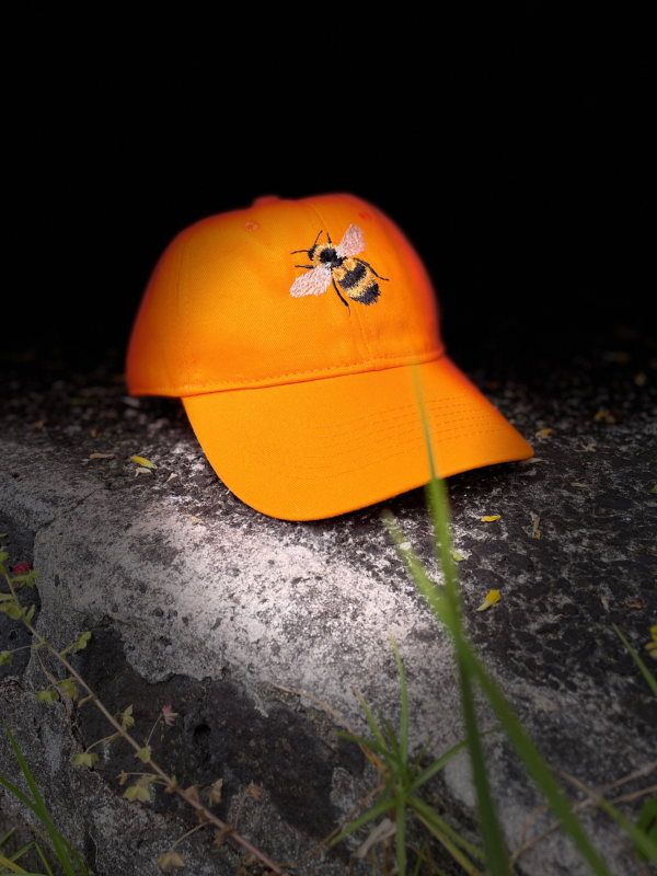 bee embroidery cap stylish hat for a buzzworthy look