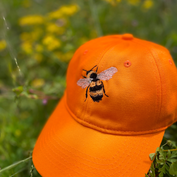 bee embroidery cap stylish hat for a buzzworthy look