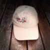 embroidered mushroom cotton baseball cap – soft unstructured fit