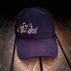 embroidered mushroom cotton baseball cap – soft unstructured fit