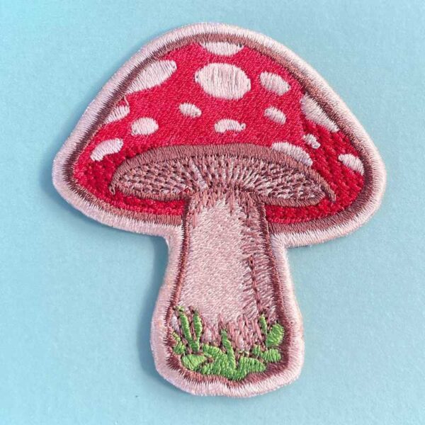 coffee embroidered patch – cute coffee lover iron on patch