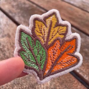 coffee embroidered patch – cute coffee lover iron on patch