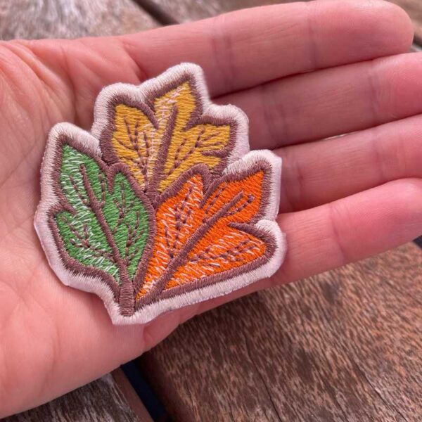 coffee embroidered patch – cute coffee lover iron on patch