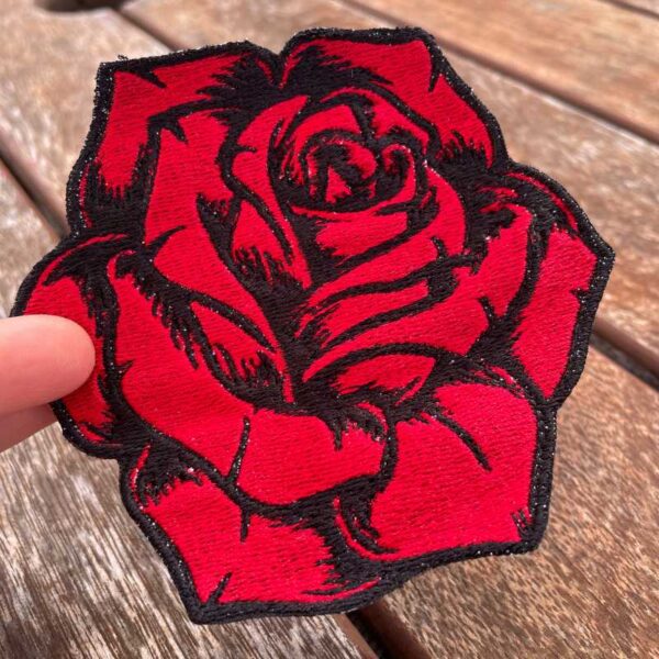 coffee embroidered patch – cute coffee lover iron on patch