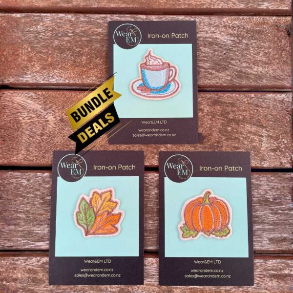 mix & match embroidered iron on patch bundle – choose any 3 mix & match embroidered iron on patch bundle – choose any 3