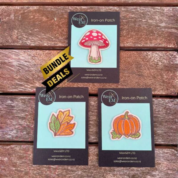 mix & match embroidered iron on patch bundle – choose any 3 mix & match embroidered iron on patch bundle – choose any 3