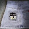 black cat in box embroidered iron on patch – funny cat design
