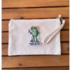 frog coffee embroidered patch, funny meme iron on applique for jacket or bag